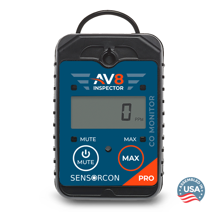 AV8 Inspector Pro AV8-CO-03 Carbon Monoxide Monitor for Aviation AV8 Inspector Pro AV8-CO-03 Carbon Monoxide Monitor for Aviation